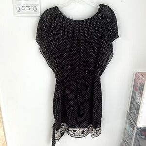 NwT White House, black market belted polkadot dress